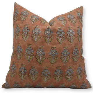 Mor Mukut Linen (One Side) Print Pillow-22X22