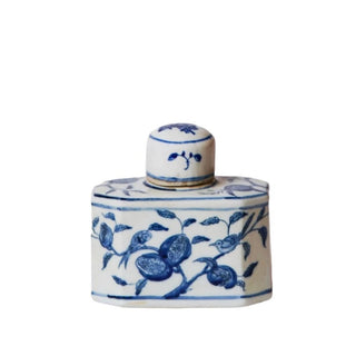 Blue and White Porcelain Pomegranate Caddy