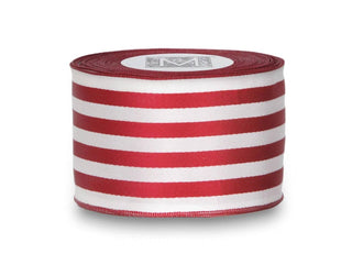 Ascot Ribbon - Red/Cream