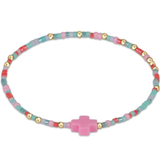 ENewton | egirl Hope Unwritten Signature Cross Bracelet