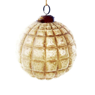 Embossed Glass Ball Ornament