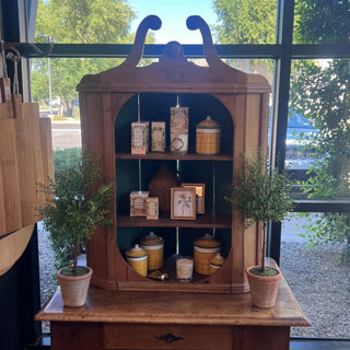 Antique English Corner Shelf