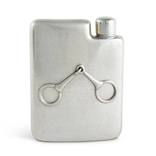 Equestrian Pewter Flask