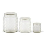 Etched Clear Lidded Containers