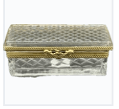 Etched Glass Rectangle Box