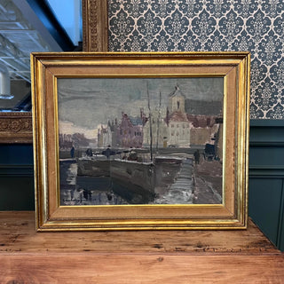 "Evening Harbor" - Oil on Canvas