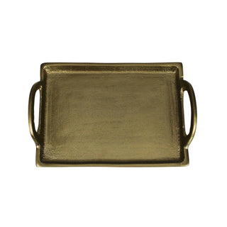 Fitz Tray with Handles, Brass - Sm