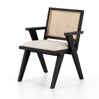 Flora Dining Chair- Drifted Matte Black