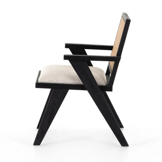 Flora Dining Chair- Drifted Matte Black