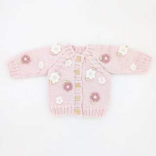 Flower Cardigan Sweater  6-12 months