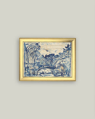Forest with Woodcutter: 8x6