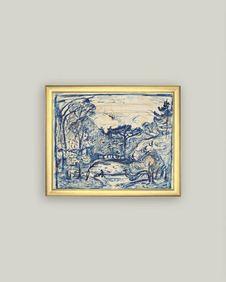 Forest with Woodcutter: 8x6