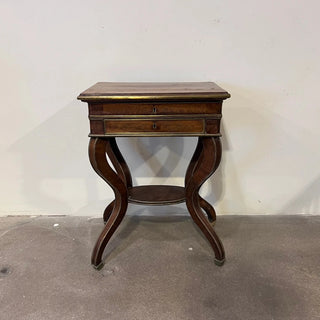 French Empire Mahogany Small Table