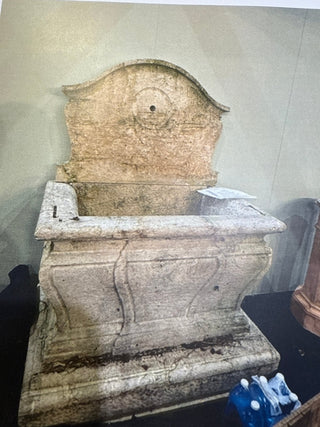 French Limestone Fountain