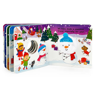 Kids & Baby Friendly Little Snowman Finger Puppet Board Book