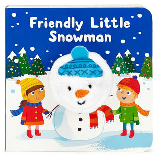 Kids & Baby Friendly Little Snowman Finger Puppet Board Book
