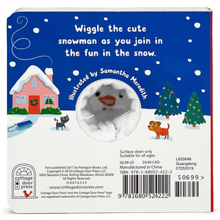 Kids & Baby Friendly Little Snowman Finger Puppet Board Book