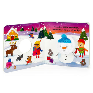 Kids & Baby Friendly Little Snowman Finger Puppet Board Book