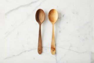 Fruitwood Large Serving Spoons - Set 2