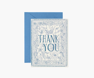 Delft Thank You Card