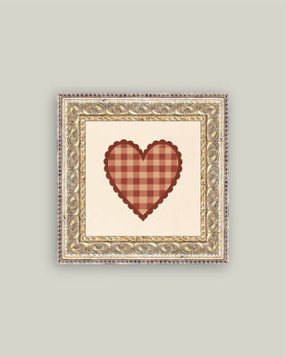 Gingham Heart: 9x9