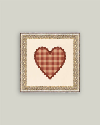 Gingham Heart: 9x9