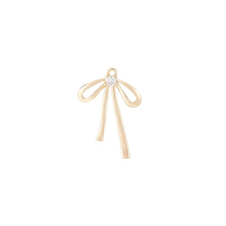 Gold Coquette Bow Charm