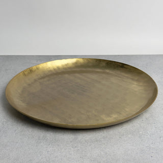 Gold Etched Round Tray