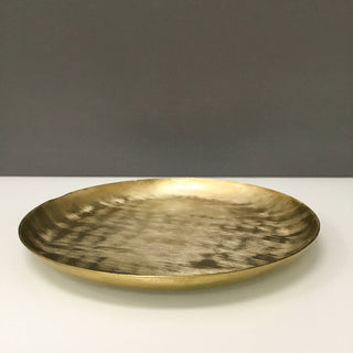 Gold Etched Round Tray