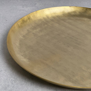 Gold Etched Round Tray