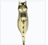 Gold Horse Wall Hook