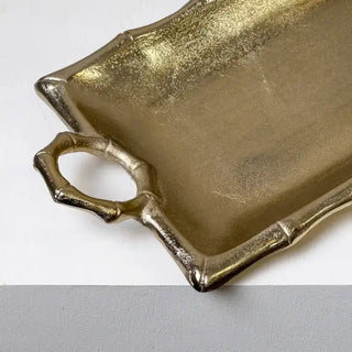 Gold Tray With Handles