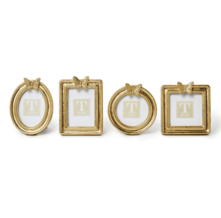 Golden Butterfly Gold Leaf Finish Photo Frame