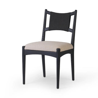 Haddon Dining Chair- Black Rush