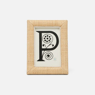 Hanford Picture Frame - White Leather