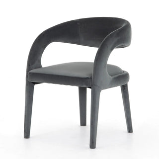 Hawkins Dining Chair- Charcoal Velvet