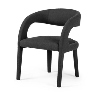 Hawkins Dining Chair- Fiqa Boucle Charcoal