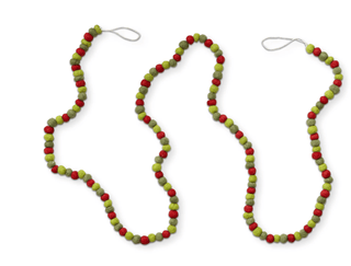 Heirloom Wool Ball Garland