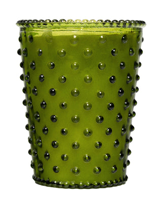 Hobnail Glass Candle - Pear