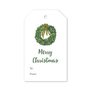 Holiday Happies Wreath Gift Tags