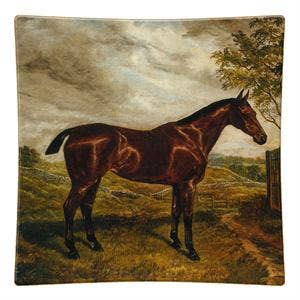 Horse Facing Right Decoupage 5" Plate