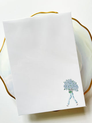 Gift Shop Hydrangea Girl Notepad