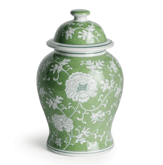 Imperial Lotus Lidded Ginger Jar