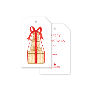 Isla Bahia Mistletoe Red Packages Gift Tags