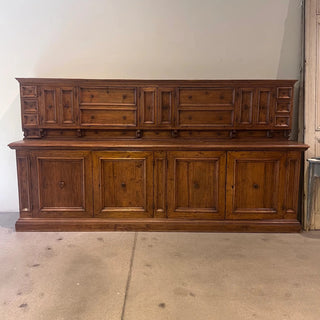 Antique Italian Apothecary / Bar Cabinet from the Illy Coffee Estate