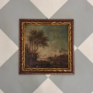 Italian Oil on Canvas - Unknown
