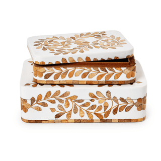 Jaipur Palace Natural Inlaid Decorative Covered Box