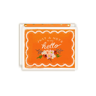 Just a Note to Say Hello Greeting Card
