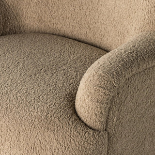 Kadon Swivel Chair - Sheepskin Camel