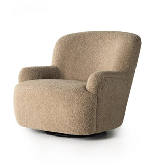 Kadon Swivel Chair - Sheepskin Camel